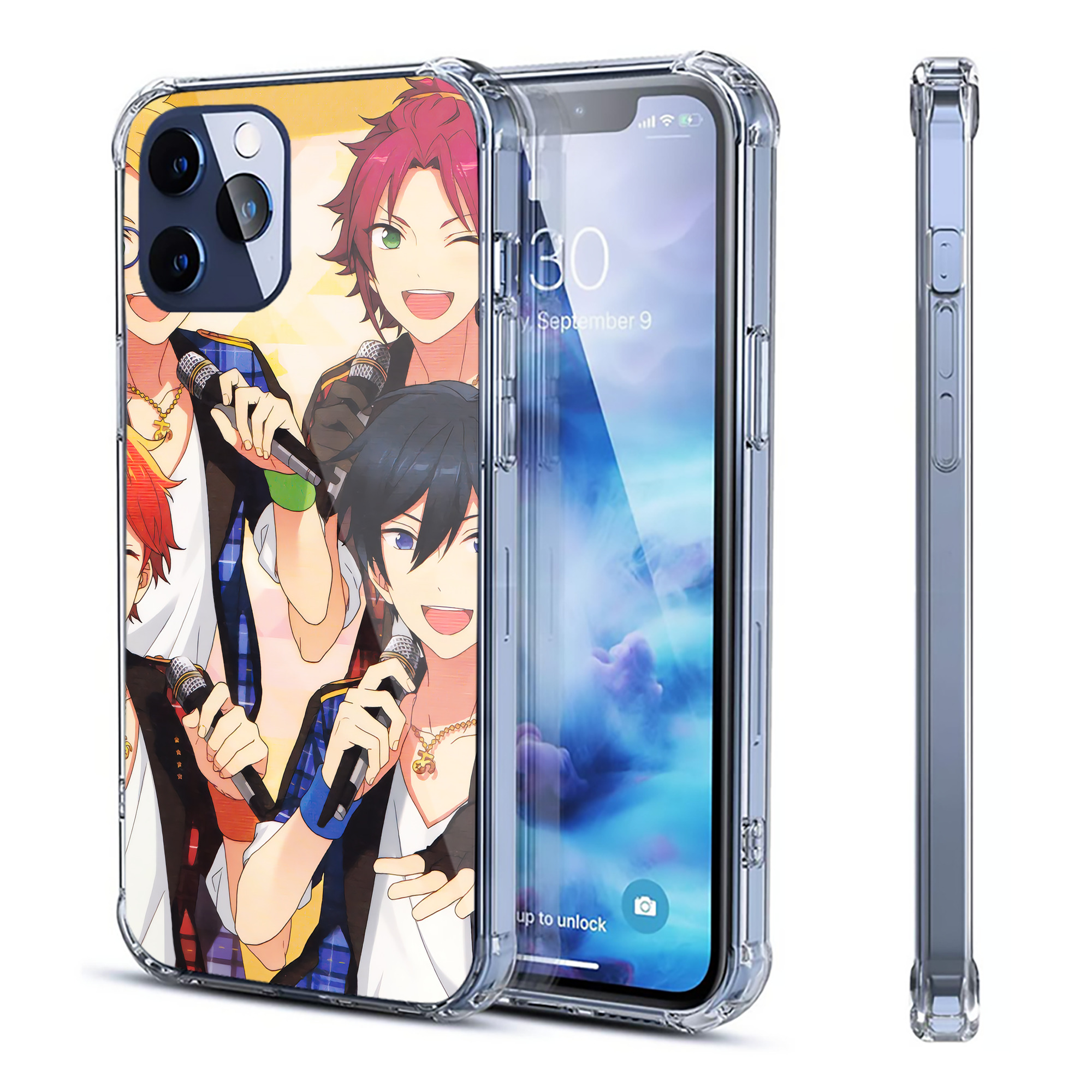 （画像用） あんさんぶるスターズ! Ensemble Stars 【iPhone 12シリーズ対応】透明スマホケース（クリアソフトケース）